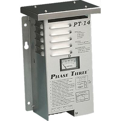 Batt. Chgr., Phase 3, 12V, 14A, 3 Bank