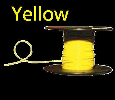 4-0 Yellow Boat Cable, 100' Spool