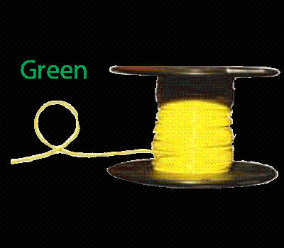 #4 Green Boat Cable, 100' Spool