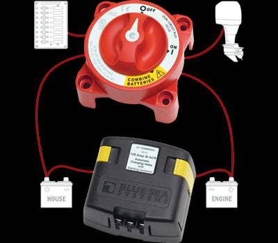 Dual Circuit Plus Battery Switch w- ACR