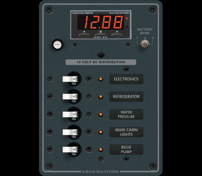 Std DC Wht Togl, 5-15A, Digital Meter