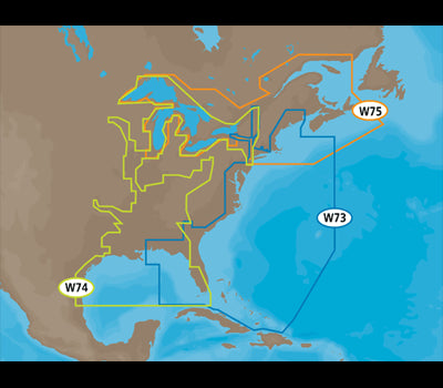 MAX Wide, US E. Coast & Bahamas, C-Card