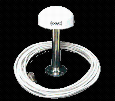 Sat Radio Antenna w-50ft cable, SMB adpt