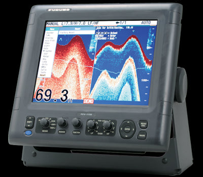 Fishfinder, 12.1", 1-2-3KW, 28-200KHz