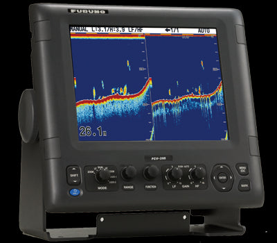 Fishfinder, 10.4", 1-2-3KW, 28-200KHz