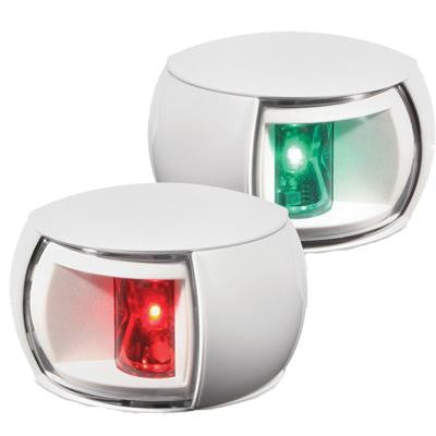 Nav Light LED, Pair, 2nm, Clear Lens, Wh