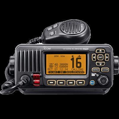 VHF, M324, Basic w- GPS, Black