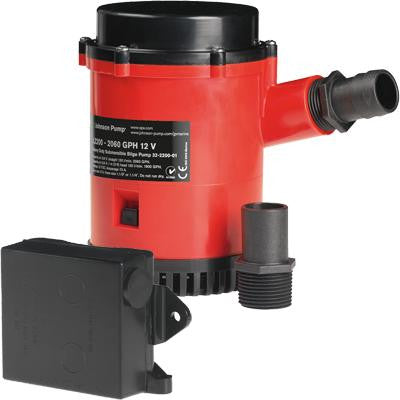 HD Bilge Pump 2200 GPH w-Ult. Switch 12V