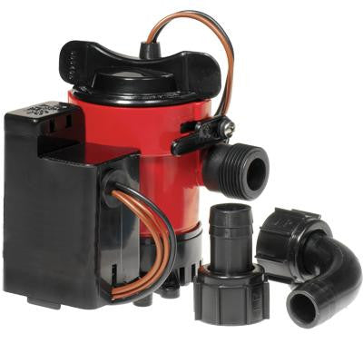 Cartridge Combo Bilge Pump 550GPH, 12V