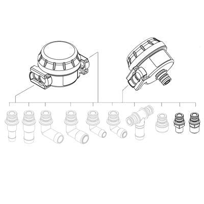 KlickTite Port Conn, 1-2"BSP 1-2"-14NPSM