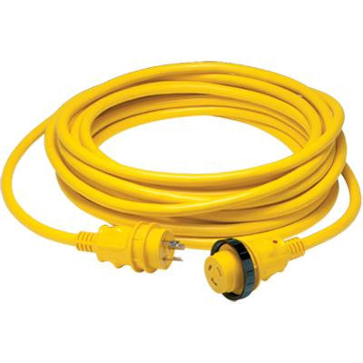 Cord Set, 30A, 25', Yellow, LED