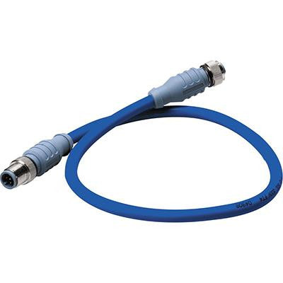 Mid Double-Ended Cordset, 2m, Blue