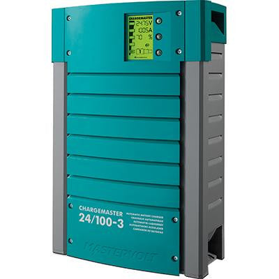 Batt. Chgr., ChargeMaster 24V 100A 3Bank