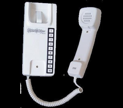 Phone Com Handset, 10 Station, White