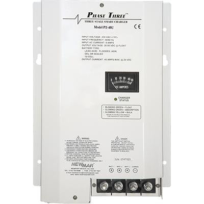 Batt. Chgr., Phase 3, 12V, 40A, 3 Bank