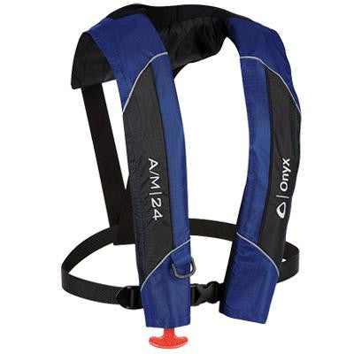 A-M-24 Auto-Manual Life Jacket, Blue