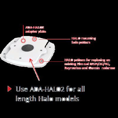 Direct Mount Adapter Plate, Simrad HALO