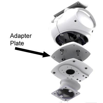 Open Array Adapter Plate, Simrad HALO