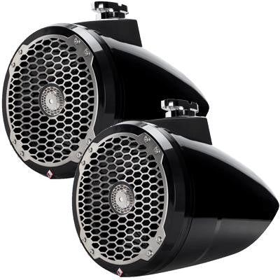 Punch M2 8" Marine Tower Spkr Black Pair