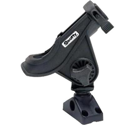 Baitcast-Spin Rod Holder, Black