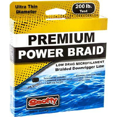 Power Braid Downrigger Line, 200#, 400'