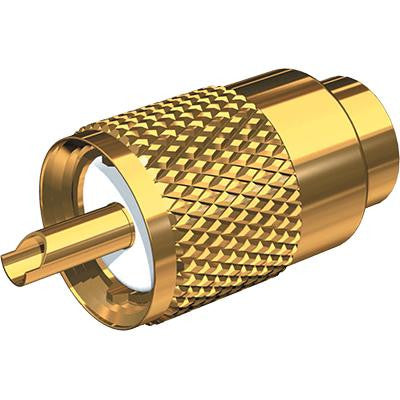 Gold Plated PL-259 Connector w-UG176